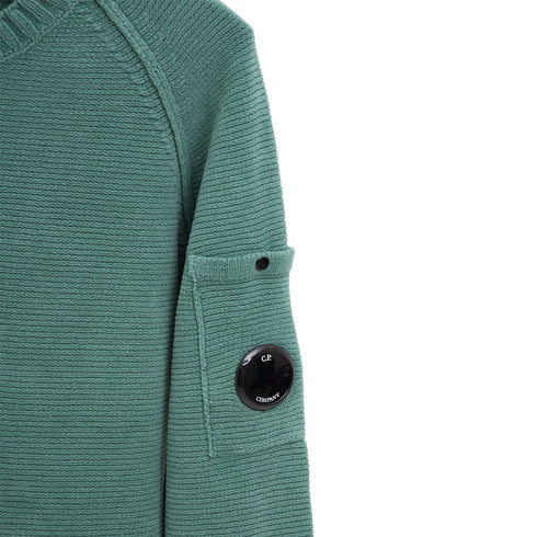 C.P. Company Chenille Cotton Knit Frosty Spruce 673 14CMKN028A-005687G Degli Uberti